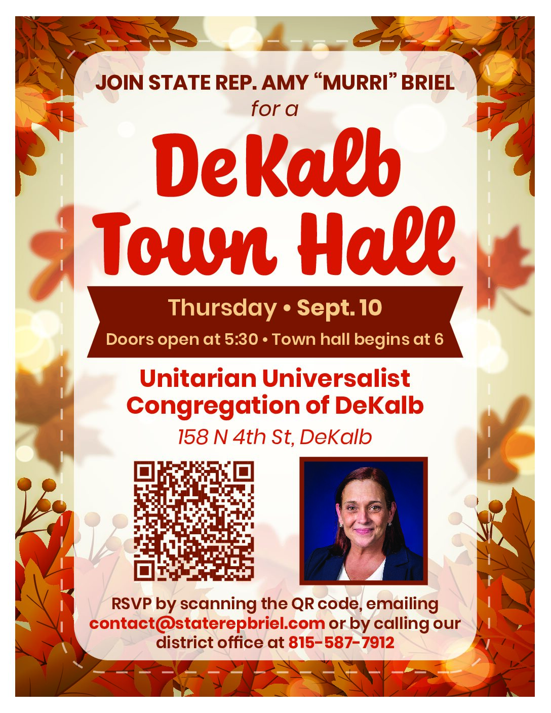 DeKalb Town Hall 9/10/2026